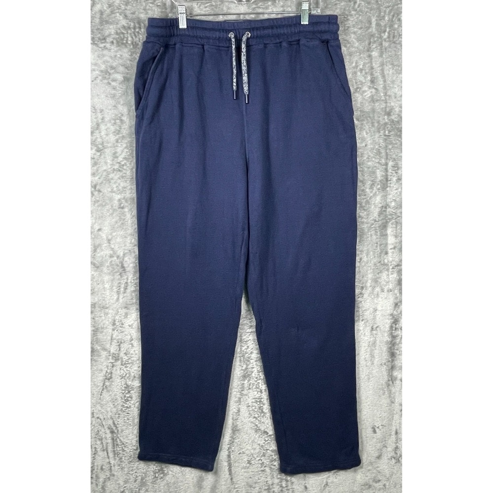 Carbon 2 Cobalt Sweatpants Mens 2XL Blue Knit Drawstring Heavyweight‎ Cotton